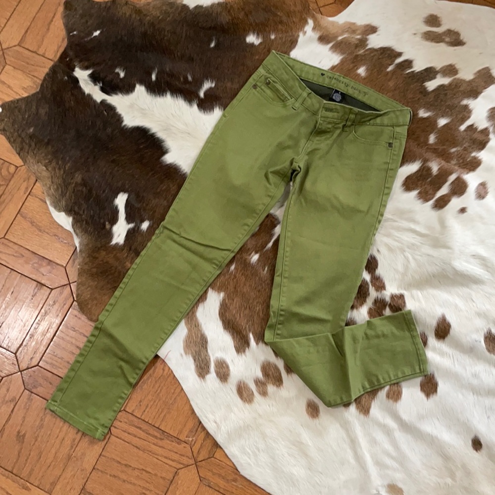 Green Stretchy Pants